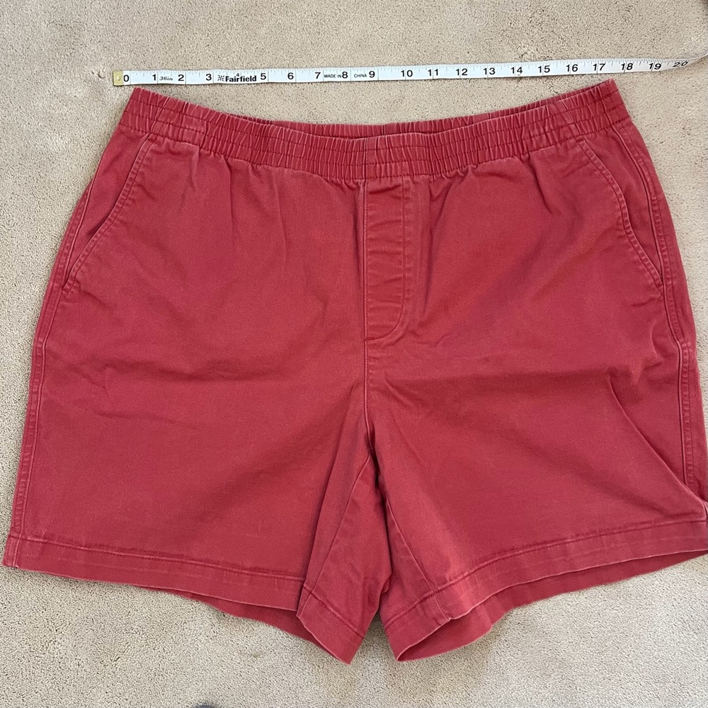 Lands' End Women's Red Casual Pull-On Shorts